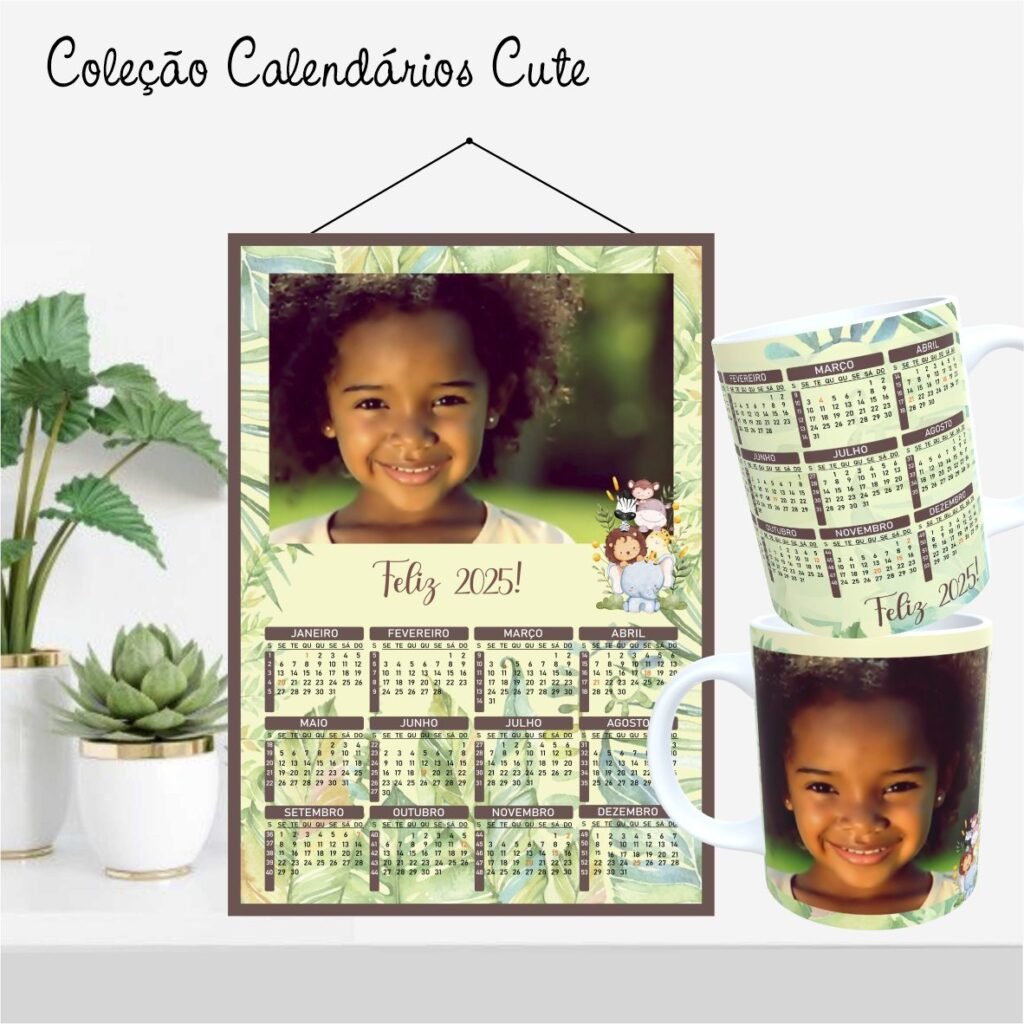 Calendários A4 2025 - Coleção Cute - Imagem 13