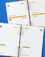 COMBO 13 Capas e 4 Miolos Agenda Escolar Permanente e Datada 2025 (Bicho Papel) - Imagem 5