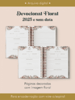 Devocional Floral 2025 e Sem Data (Perfeito Miolo) - Imagem 4
