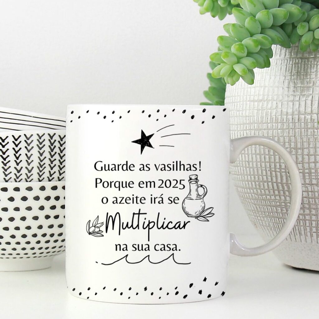 Guarde as Vasilhas - Arte Avulsa Caneca - Imagem 1