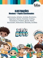 Little Boys - Combo Ilustrações e Papéis (Tita) - Imagem 20