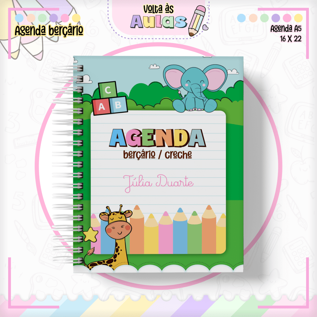 Agenda Berçario Escolar (Lina) - Imagem 2