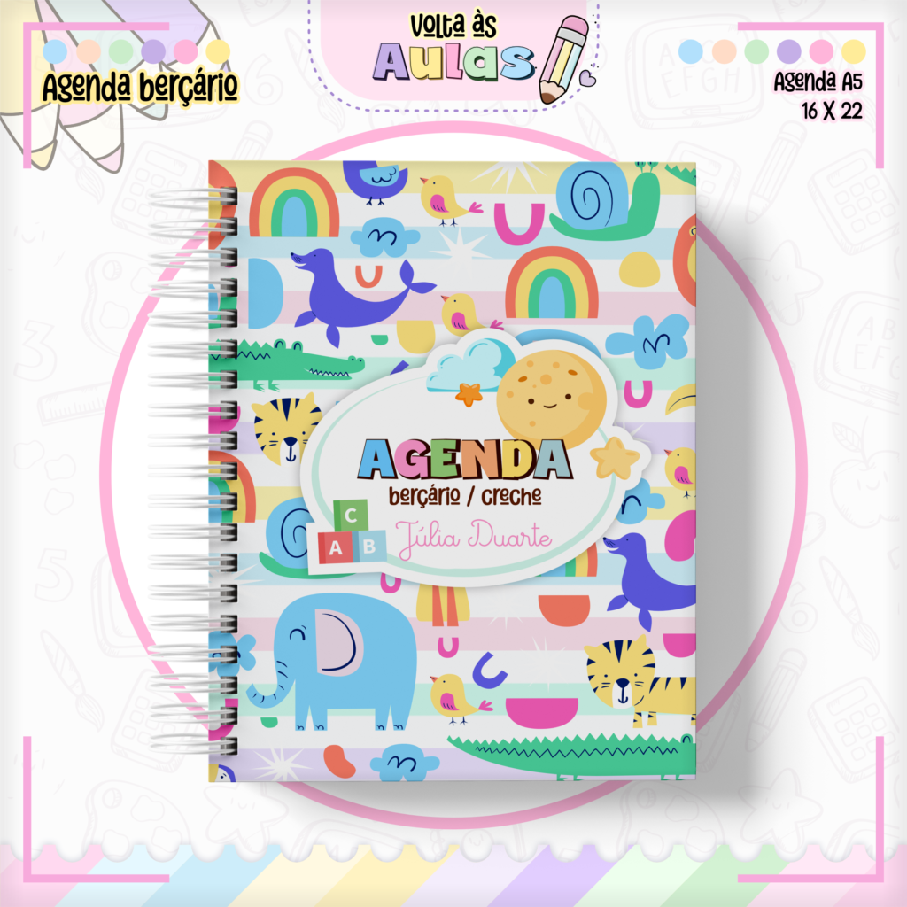 Agenda Berçario Escolar (Lina) - Imagem 3
