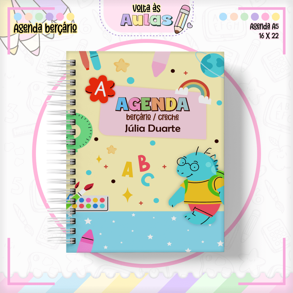 Agenda Berçario Escolar (Lina) - Imagem 5