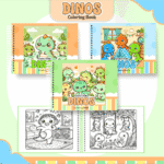 Dino - Livro de Colorir (Pamella Vieira)