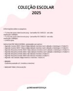 Coleção Escolar 2025 (Dream Arts) - Imagem 6