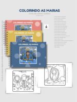 COMBO Livro de Colorir Colorindo as Marias