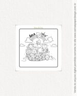 Para colorir Arca de Noé - Imagem 2