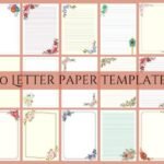 COMBO 100 modelos de Papel Carta