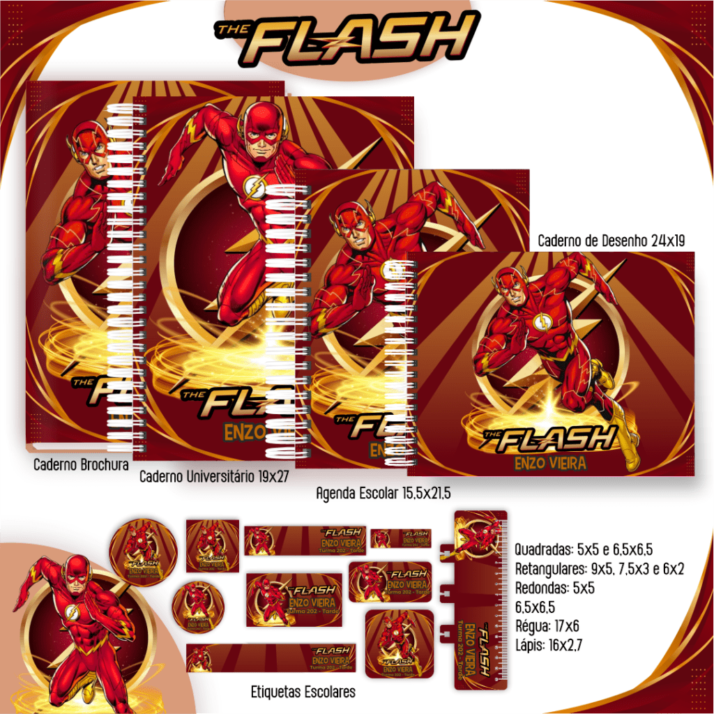 Flash - Kit Escolar 2025 (Pamella Vieira) - Imagem 1