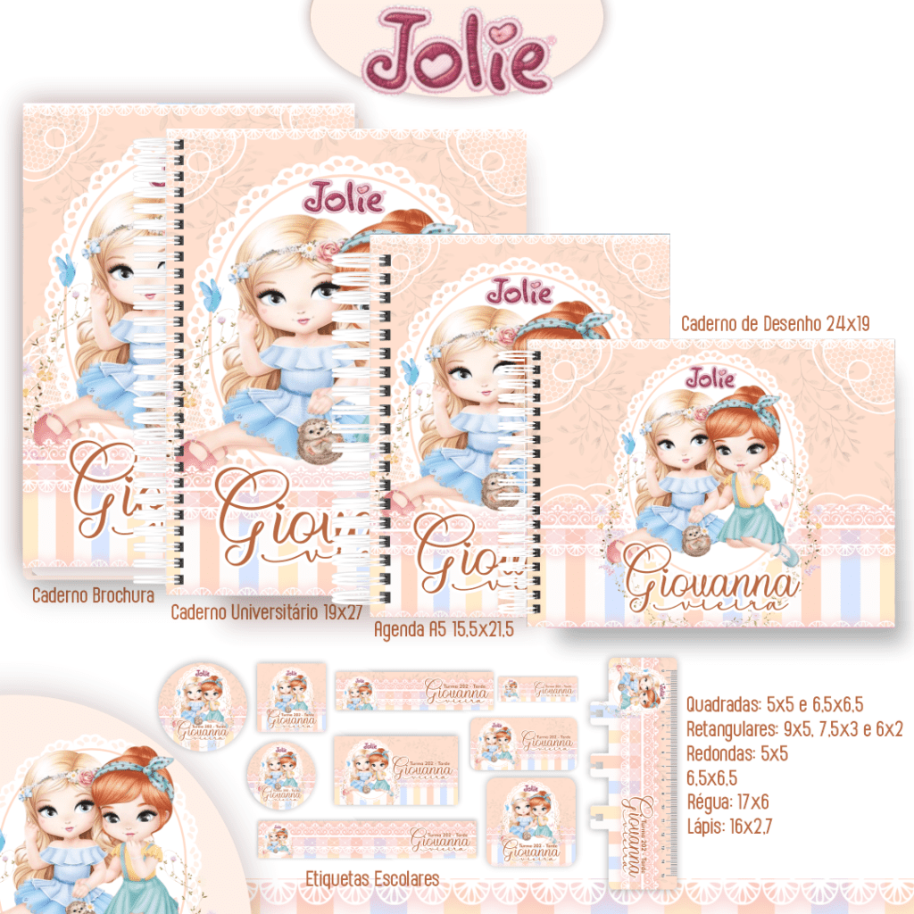Jolie - Kit Escolar 2025 - Imagem 1