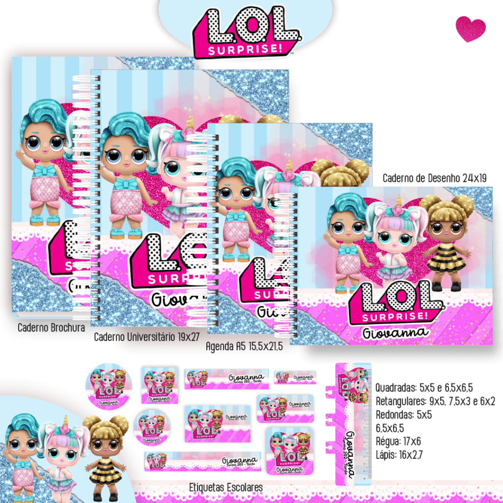 Lol - Kit Escolar 2025 - Imagem 1