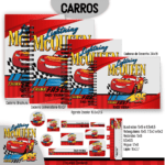 Carros Disney- Kit Escolar 2025 (Pamella Vieira)