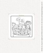Para colorir Arca de Noé - Imagem 3