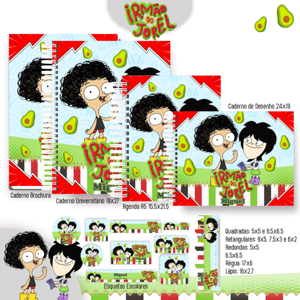 Irmão do Jorel - Kit Escolar 2025 - Imagem 1