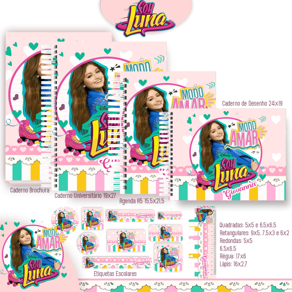 Soy Luna - Kit Escolar 2025 - Imagem 1