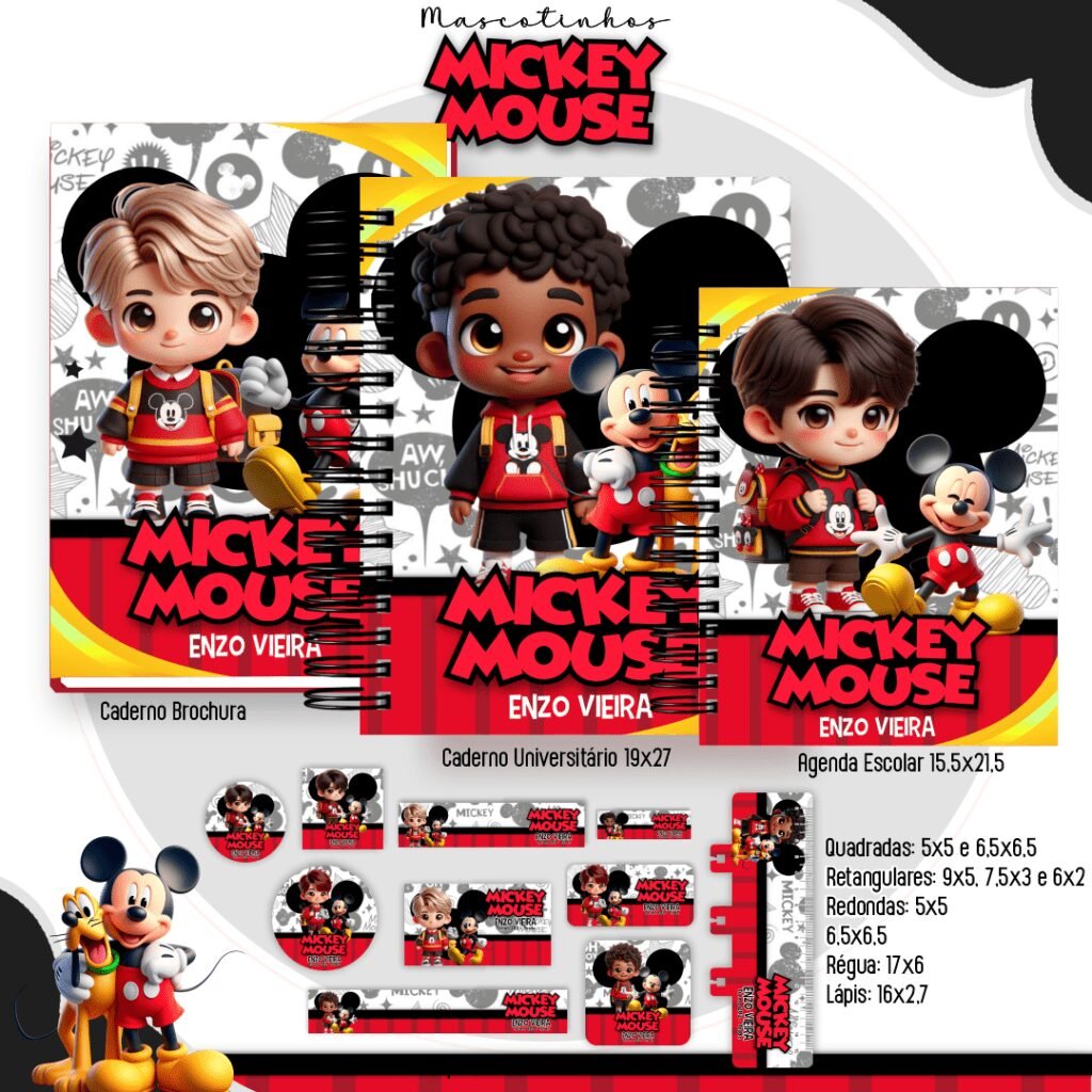 Mickey - Mascotes IA 2025 - Imagem 1