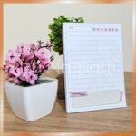 Planner diario com bloquinho de prioridades com capa dura cartonagem - Imagem 3
