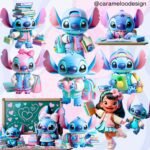 Stitch Um Estudante Atrapalhado - Kit Digital - Imagem 3