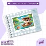 Livro de Colorir Capivaras A5 - Imagem 3
