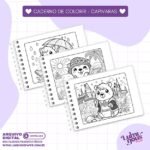 Livro de Colorir Capivaras A5 - Imagem 4