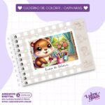 Livro de Colorir Capivaras A5 - Imagem 2