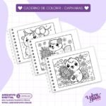 Livro de Colorir Capivaras A5 - Imagem 5