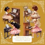 205 Ilustrações de Organistas Infantil (Bicho Papel) - Imagem 4