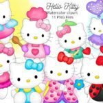 Hello Kitty Profissões - Kit Digital
