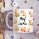 Capivarinha- Arte Avulsa Caneca Escolar