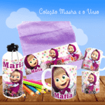 Masha e o Urso - Kit Escolar