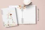 Combo 26 Capas Florais Alfabeto + Miolo Caderno - Imagem 2