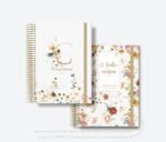 Combo 26 Capas Florais Alfabeto + Miolo Caderno - Imagem 6