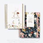 Combo 26 Capas Florais Alfabeto + Miolo Caderno