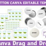 Moldura Button - Molde Limpo CANVA