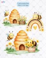 Abelhinha - Kit Digital - Imagem 8