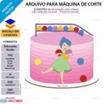 Alegria Divertida Mente - Topo de Bolo