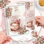 Kit Devocinal Café com Deus Pai - Encadernação (Crys Arts)