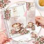 Kit Devocinal Café com Deus Pai - Encadernação (Crys Arts) - Imagem 2