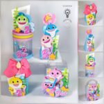 Baby Shark Menina - Kit Festa Pronta