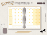 Planner Universitário A5 - Permanente Horinzontal (Moldes da Lê) - Imagem 8