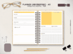 Planner Universitário A5 - Permanente Horinzontal (Moldes da Lê) - Imagem 3