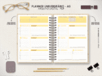 Planner Universitário A5 - Permanente Horinzontal (Moldes da Lê) - Imagem 4