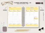 Planner A5 - Datado Horinzontal (Moldes da Lê) - Imagem 2