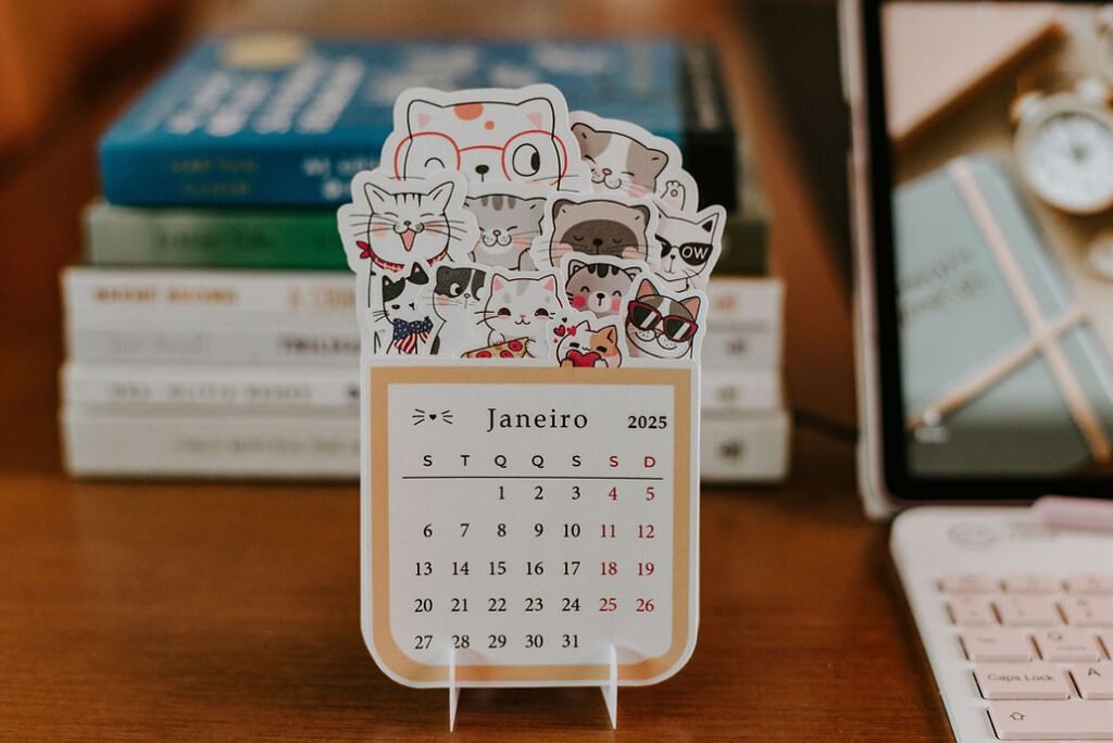 Mini Calendário Pet 2025 - Imagem 1