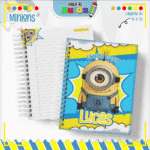 MINION- Kit Escolar 2025 (Lina Criativa)