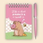 Bloco A6 - wire-o espiral - Capivaras - Imagem 10