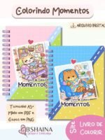 Livro de Colorir Colorindo Momentos