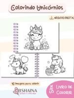 Livro de Colorir Unicornios Encantados - Imagem 2