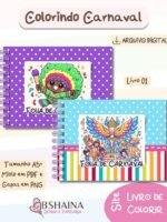 Folia de Carnaval - Livro de Colorir